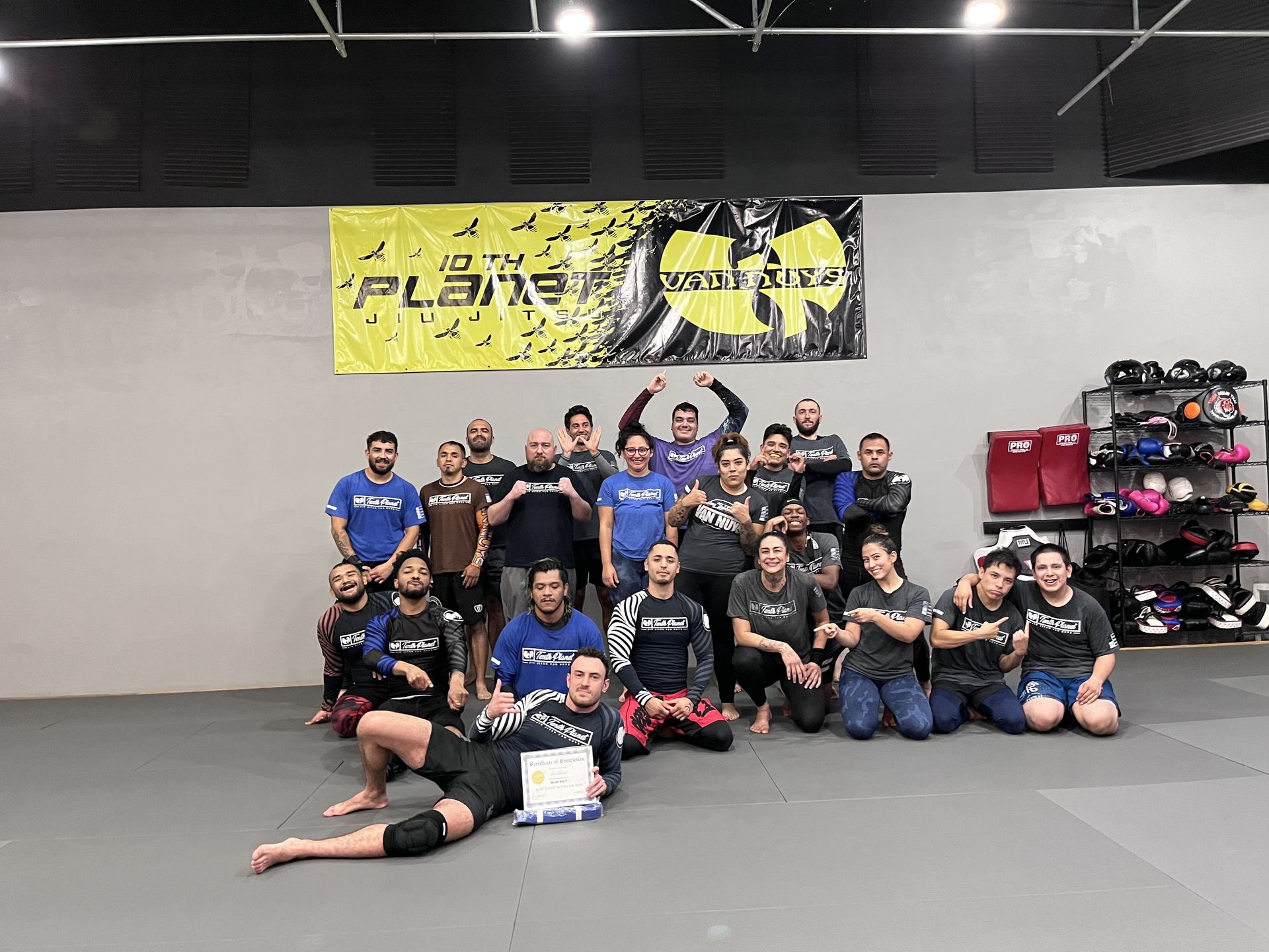 10th Planet Van Nuys class in uniform