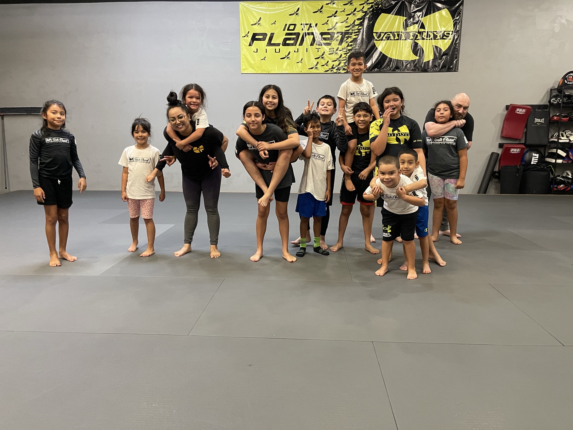Little Rollers class on the mats