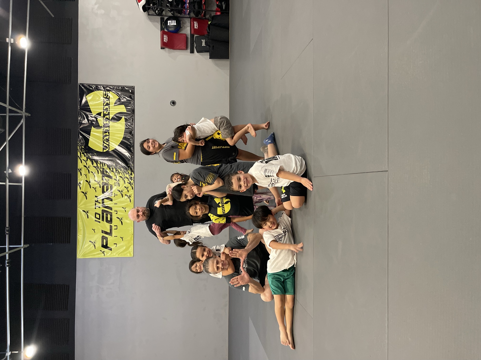 Youth Warriors class on the mats